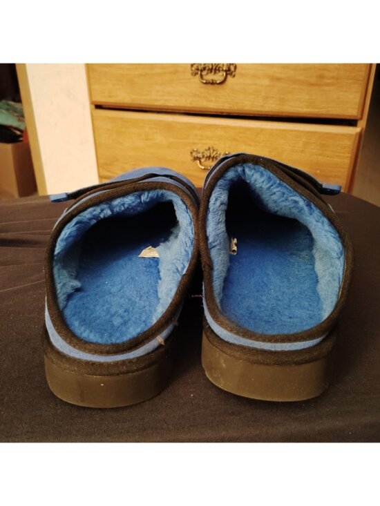UGG BLUE DUNE SLIP-ON SUEDE/ SHEEPSKIN COMFORT SLIPPERS, Men’s Size 14 main image 8